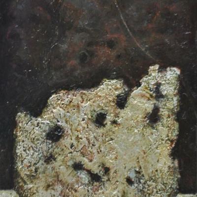 Phoenix II | 2013 | Mixed media on canvas | 30x42cm | © Oleg Bogomolov