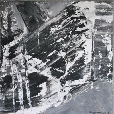 nr205 | 2013 | Mixed media on canvas | 40x40cm |  © Oleg Bogomolov
