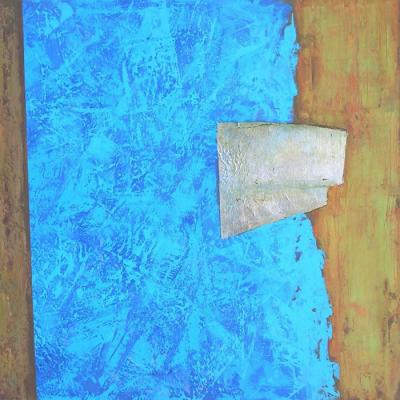 Opus 1 | 2010 | Mixed media on canvas | 100x100cm | © Oleg Bogomolov