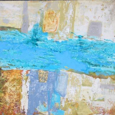 Cross | 2010 | Mixed media on canvas | 110x110cm | © Oleg Bogomolov
