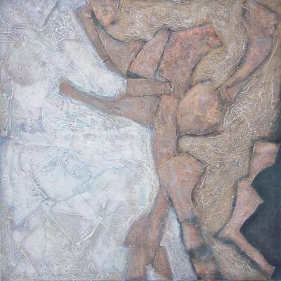 Winner | 2009 | Mixed media on canvas | 110x110cm | © Oleg Bogomolov