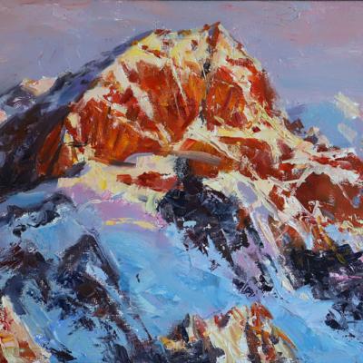 Fire And Ice 2026 30x50cm Oil On Canvas