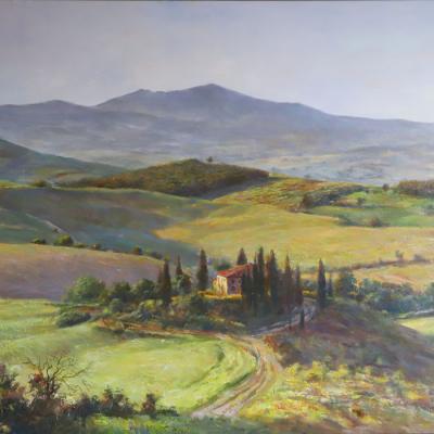 Tuscany 2025 70x90cm Oil On Canvas