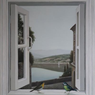 Window 2013 60x70cm Oil On Canvas